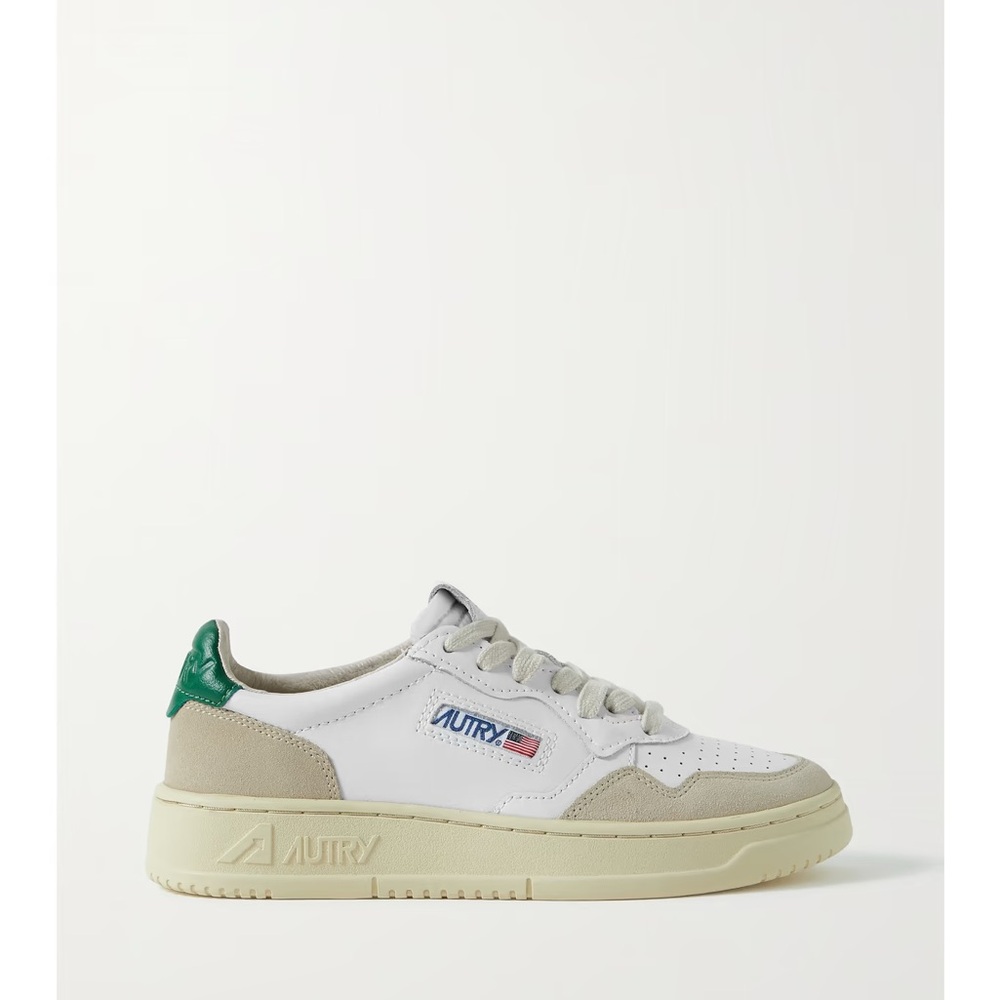 AUTRY Medalist Low suede and leather sneakers
